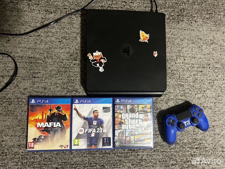 Sony playstation 4 slim с играми