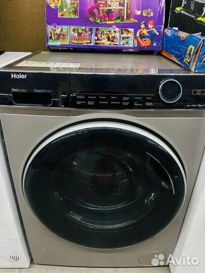 Стиральная машина узкая Haier 8 кг