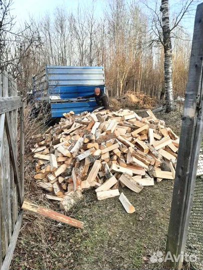 Дрова березовые. Колотые