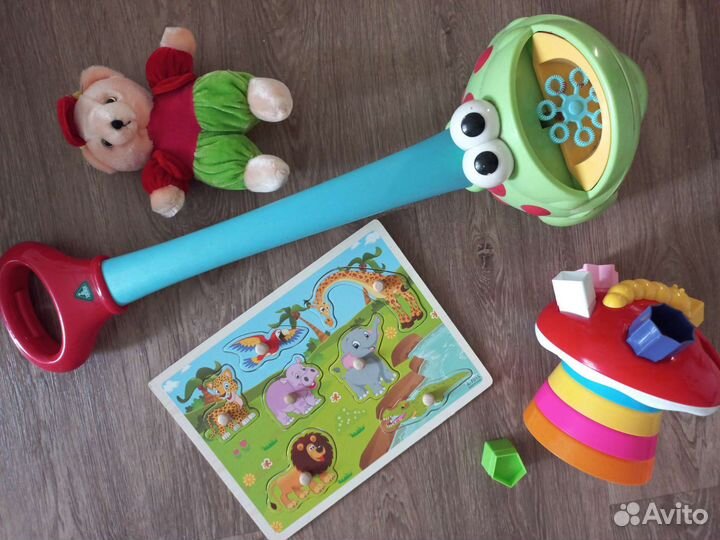 Развивающие игрушки пакетом. Тактильные мячики