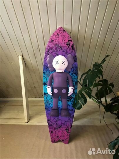 Вывеска в форме серфдоски, наружная реклама, декор