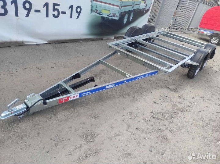 Двухосный прицеп платформа