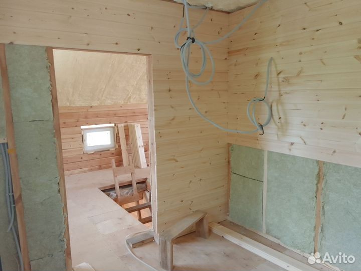 Отделка евровагонкой,фальшбрус, блокхаус