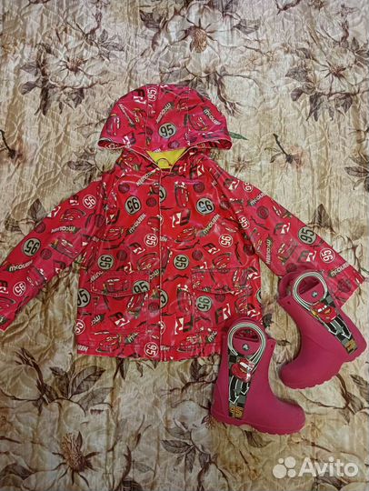 Сапоги crocs c9 +дождевик