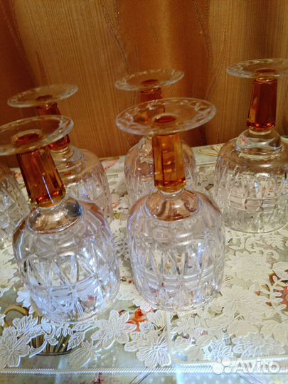 Хрустальные бокалы СССР 