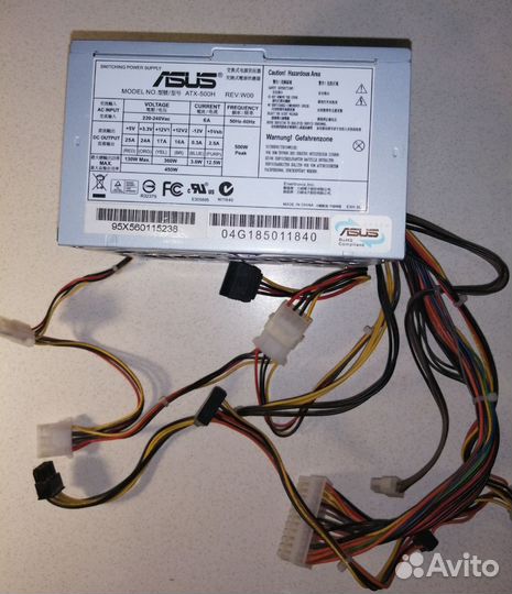 Блок питания на 450W Asus ATX-500H