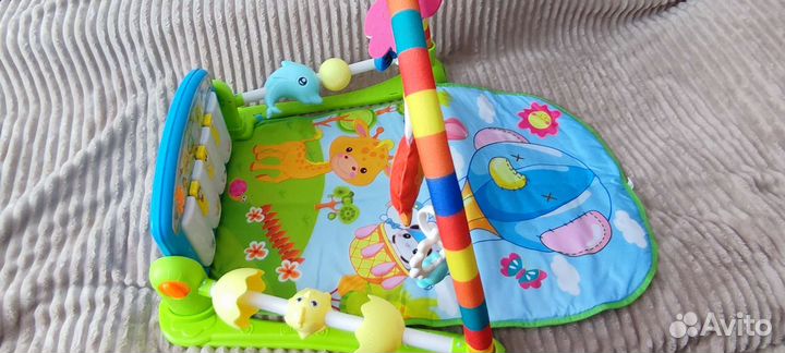 Развивающий коврик музыкальный Б/у