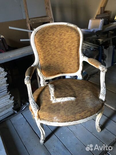 Кресло 19 век под реставрацию