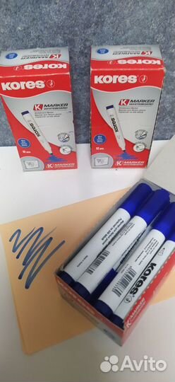 Маркеры упаковка цвет синий