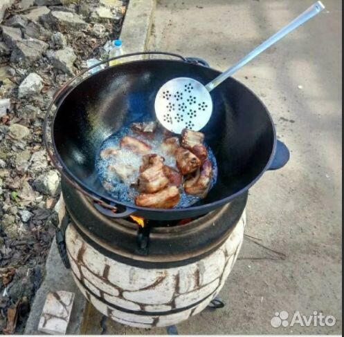 Казан с крышкой