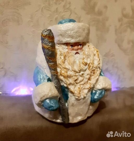 Дед морозик (ватная игрушка)