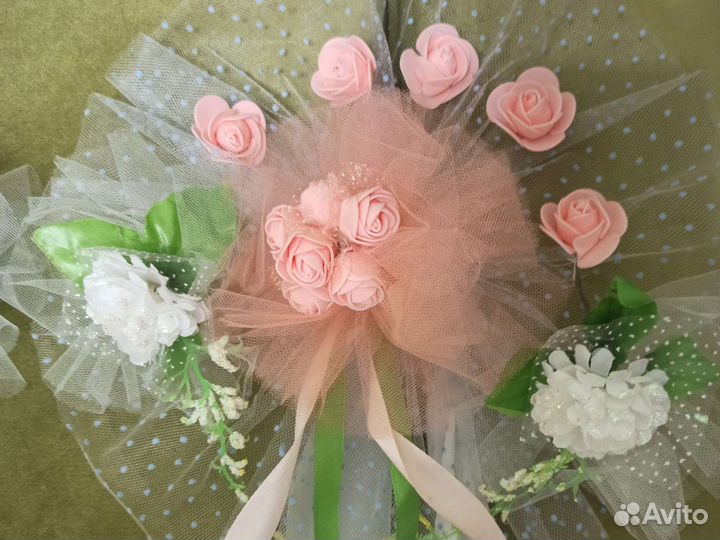 Украшение на машину для свадьбы