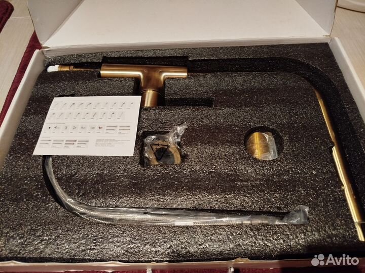 Смеситель для кухни с фильтром новый