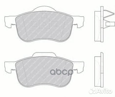 Колодки торм. пер. volvo S60/S80 6/98- FDB1382
