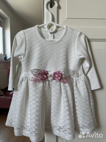Нарядное платье для девочки 86 р-р