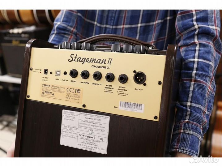 Nux Cherub AC-80 Stageman II Комбоусилитель для ак