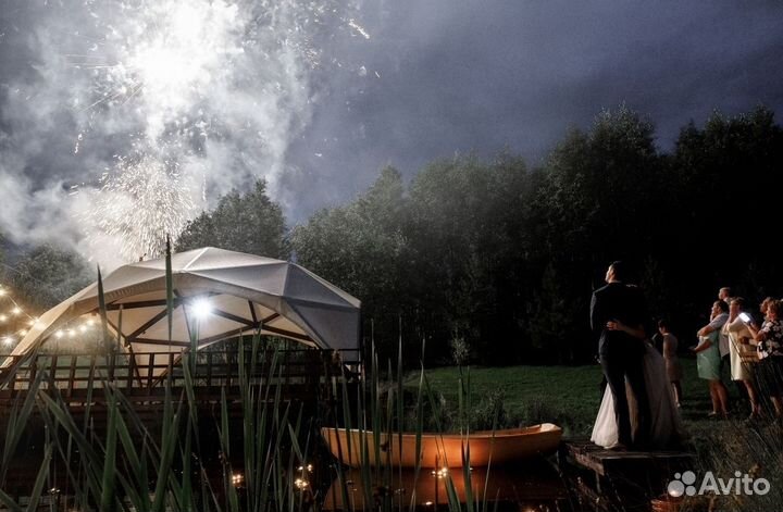 Деревянный шатер