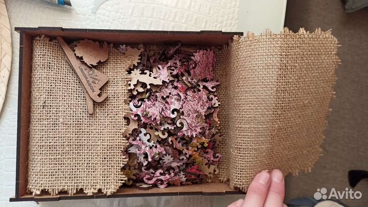 Деревянные пазлы Сакура размер М, Unidragon, 250