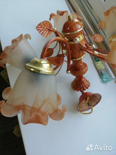 Люстра потолочная бу