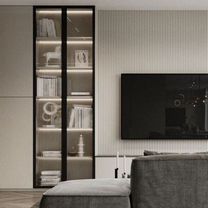 TV зона со шкафами от производителя