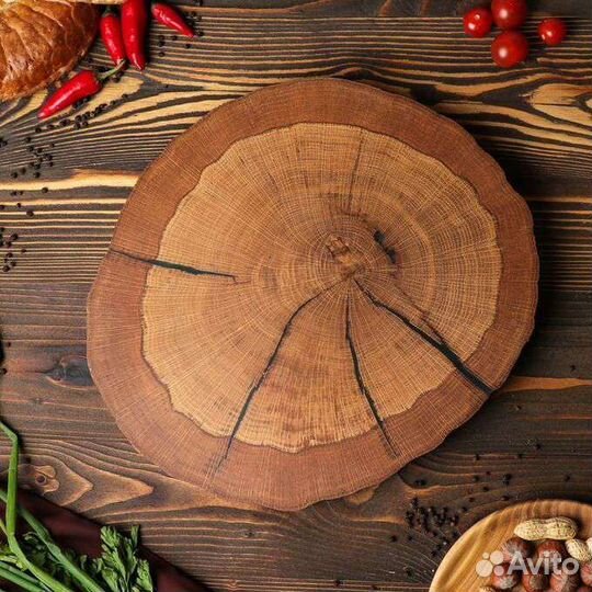 Слэб дерева и спилы