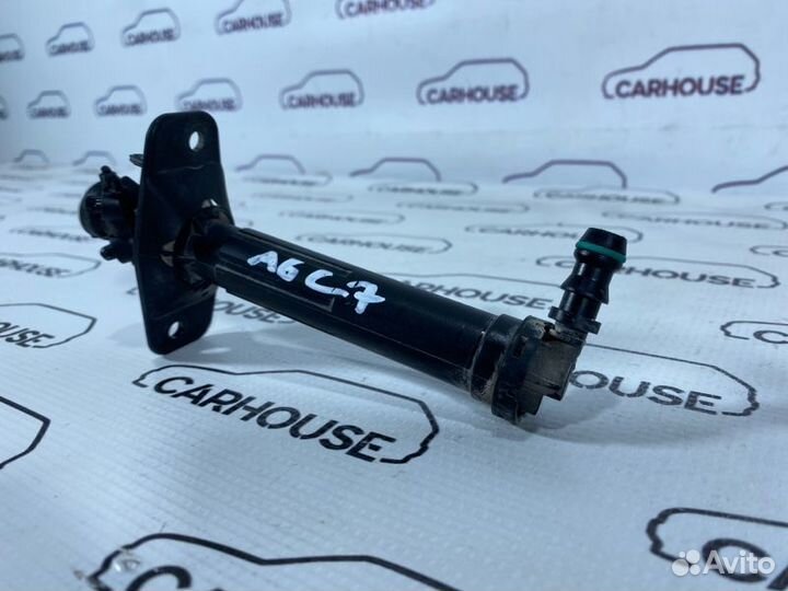 Форсунка омывателя фар левая Audi A6 C7