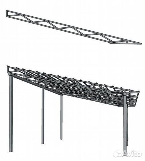 Ферма для навеса