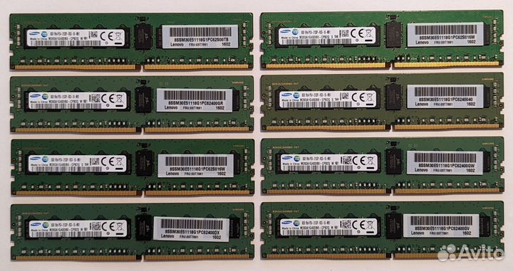 Samsung DDR4 8Gb/16Gb/32Gb ECC Reg для сервера