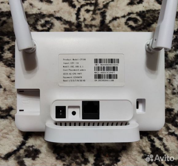 Модем роутер wi-fi с сим картой 4G