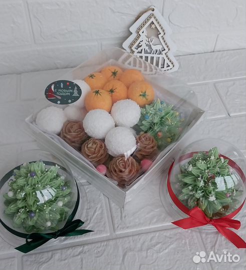 Подарок из зефира на Новый год