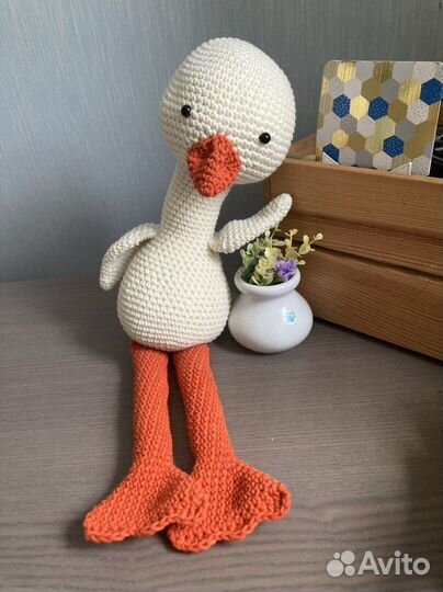 Вязаный гусь