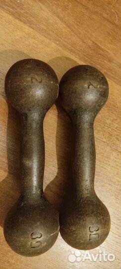 Гантели СССР 2 кг