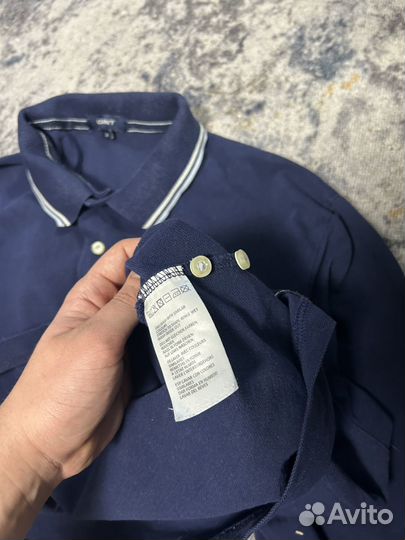 Регбийка gant длинный рукав лонгслив