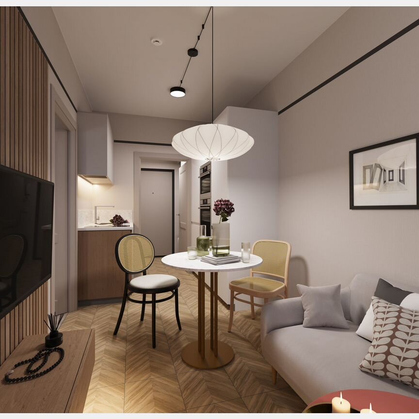 1-к. квартира, 36 м², 18/25 эт.
