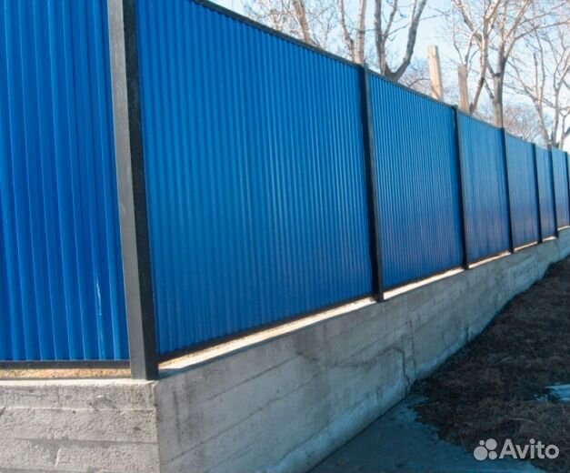 Профнастил для забора 2х1,2м 0,4мм