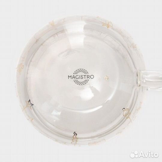 2 шт. Кружка стеклянная с двойными стенками Magist