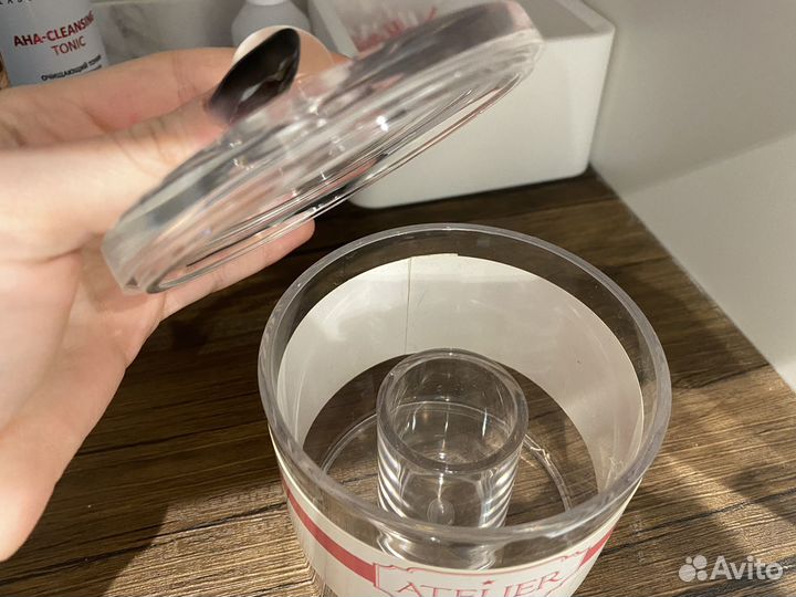 Органайзер для косметики прозрачный баночка