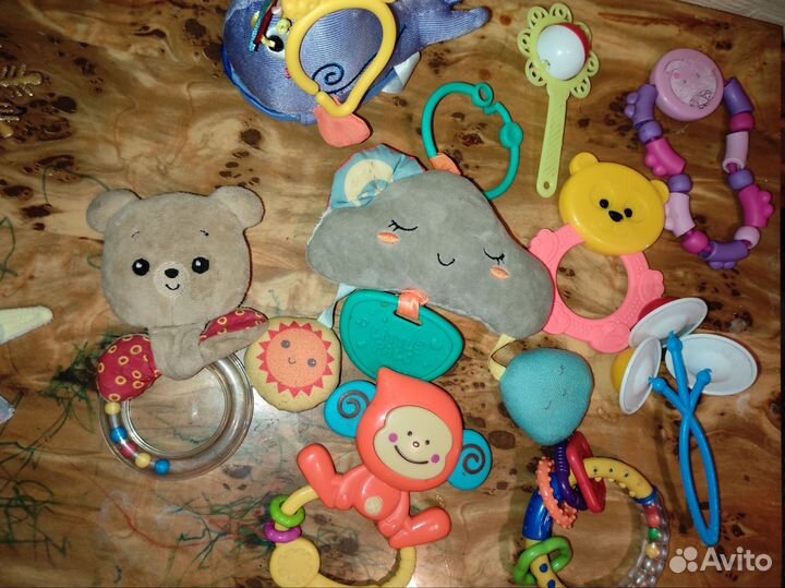 Пакетом погремушки грызунки для малышей