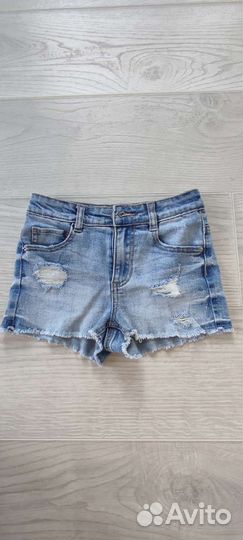Джинсовые шорты для девочки 128