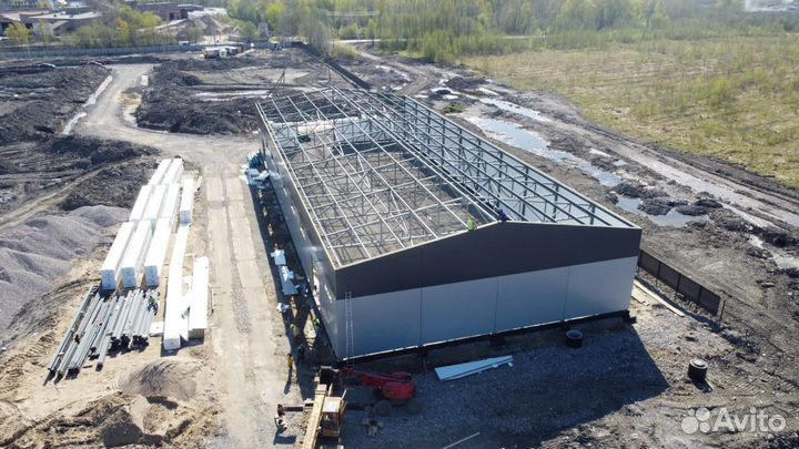 Каркас металлического ангара 24 * 54