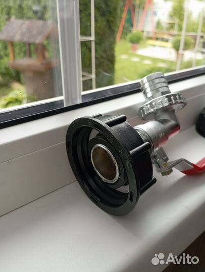 Переходник на еврокуб с краном