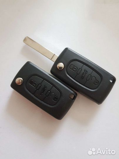 Ключ Пежо,Ситроен\Peugeot,Citroen-3 кнопки