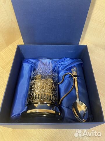 Подарочный набор подстаканник, стакан, ложка купить в Санкт-Петербурге ...