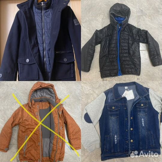 Куртки,кофты,рубашки,джинсы на мальчика 146/152