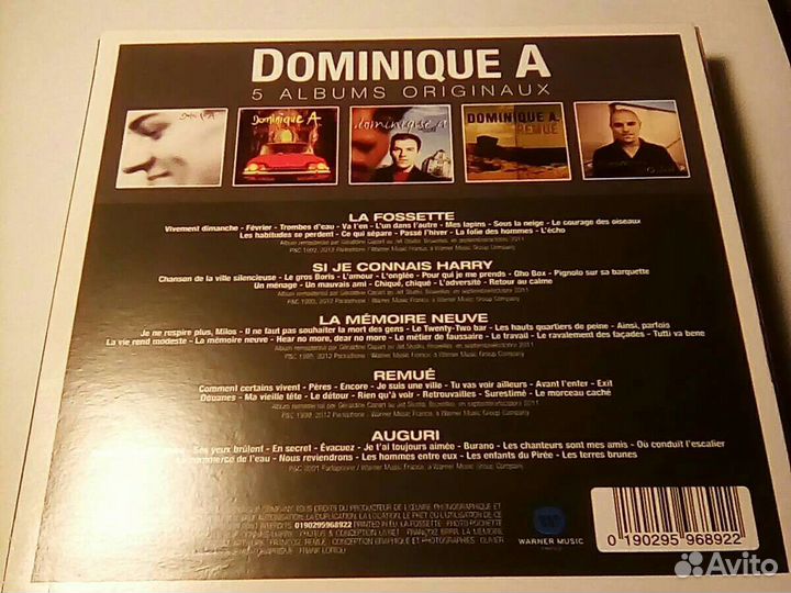 Domininique A-5 albums originaux.5 CD
