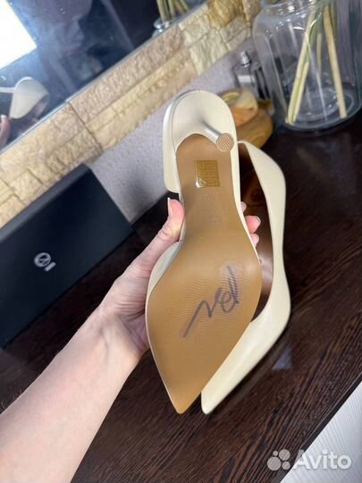 Туфли светло бежевые 40р Эконика оригинал новые