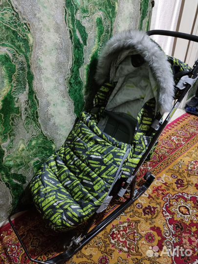 Детские санки коляска ника