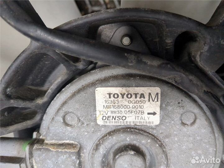 Вентилятор радиатора Toyota Avensis 2, 2004