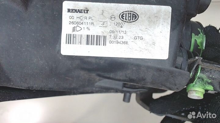 Фара (передняя) Dacia Sandero 2012, 2013