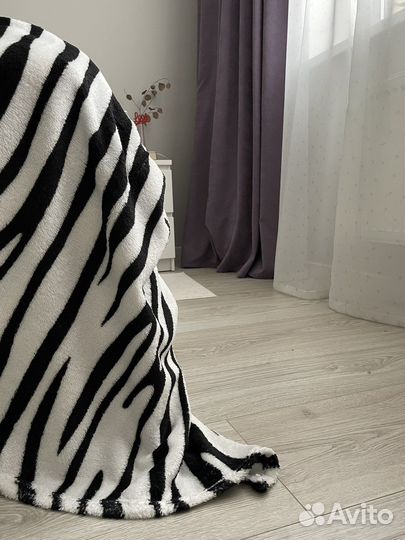 Плед зебра 180*200